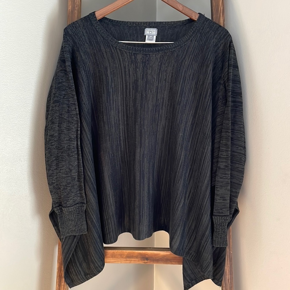 Converse One Star pull over sweater.